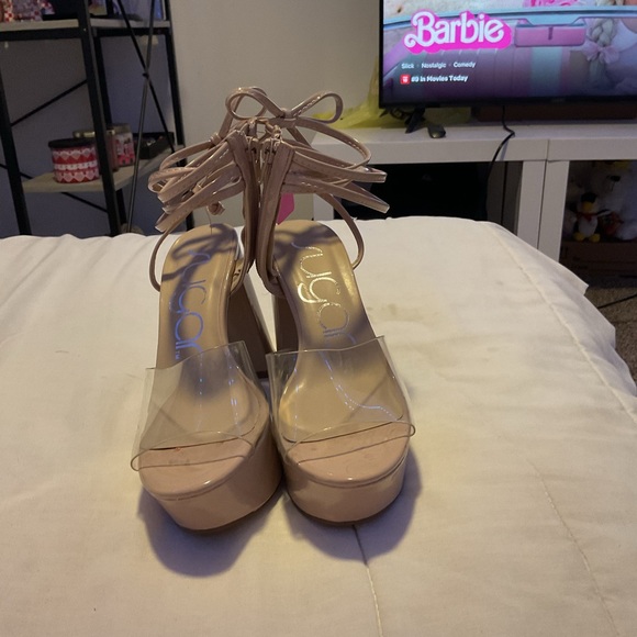 SUGAR WOMEN PLATFORM HEEL SIZE 6 - Picture 2 of 5